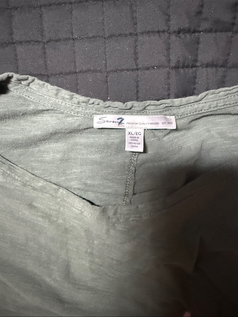 Seven7 Sage Green Crop Top